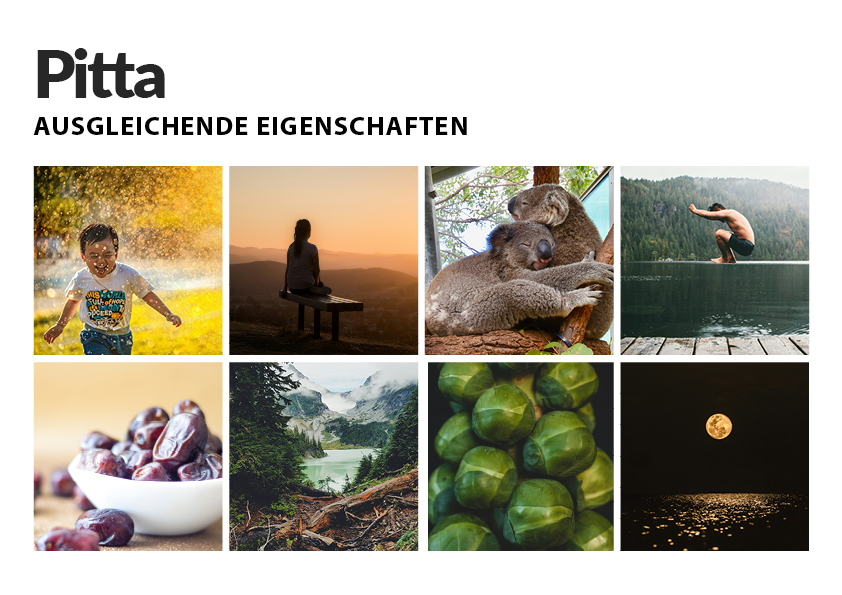 Eigenschaften, die Pitta ausgleichen